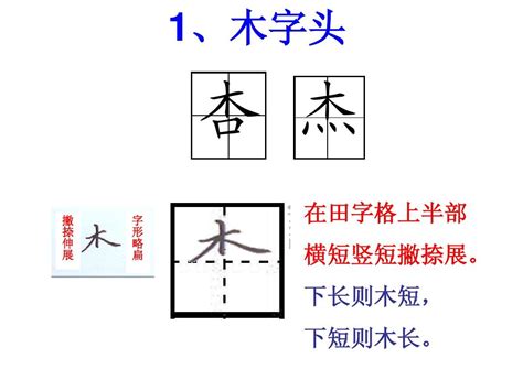 木字旁的字